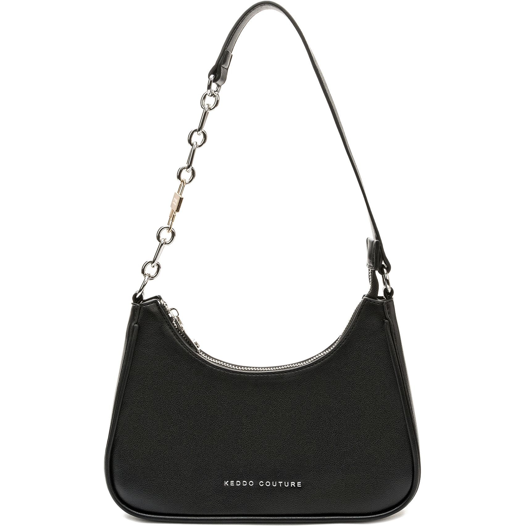 KEDDO COUTURE Rankinė per petį moterims, Juoda, Shoulder bag 1