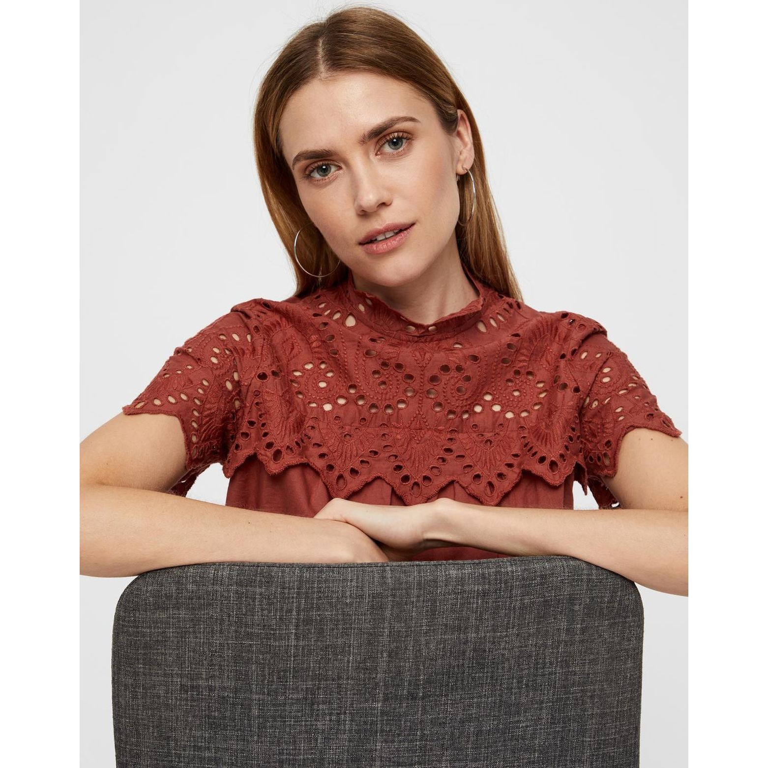 VERO MODA Palaidinės moterims, Ruda, VMVAY SS HIGHNEC 6