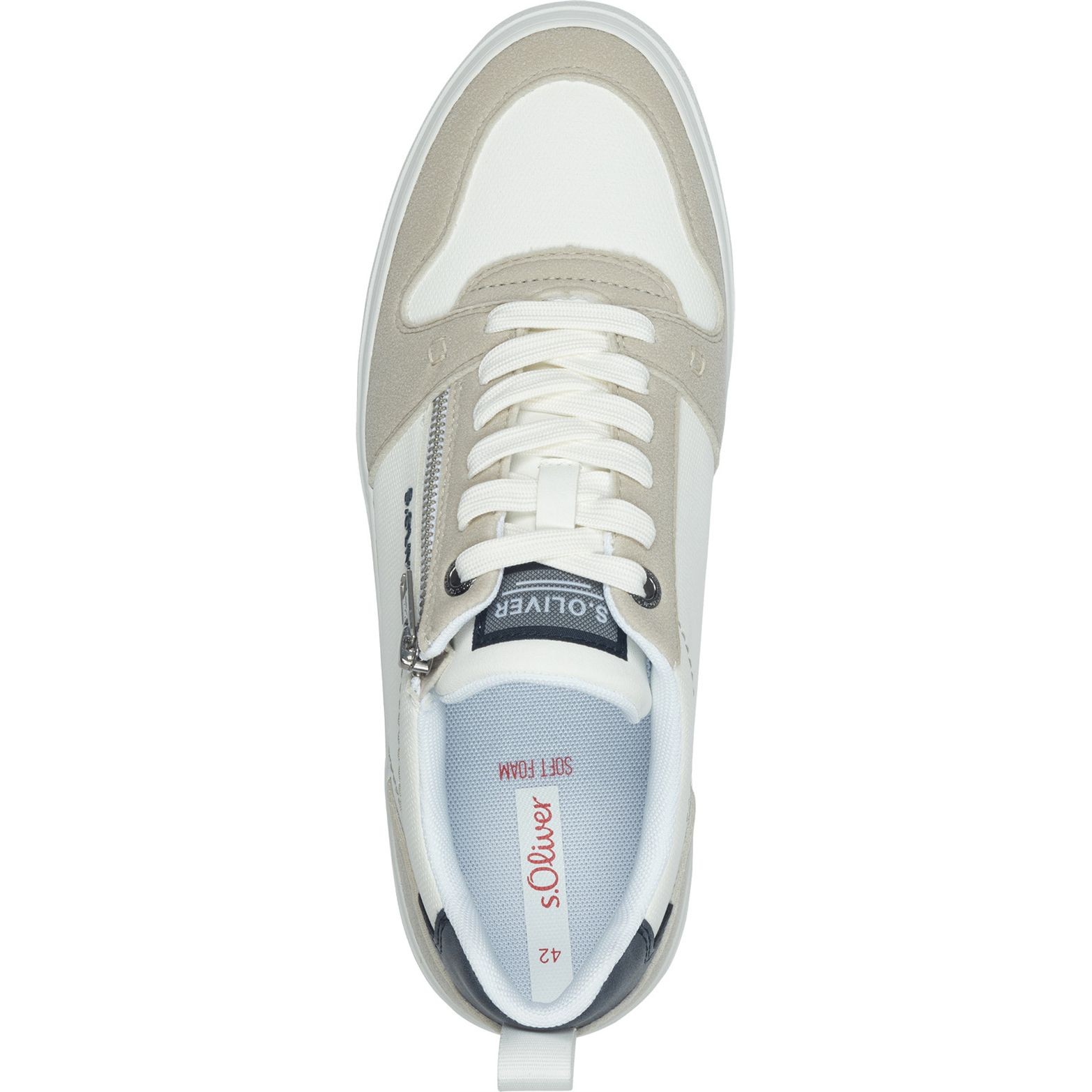 S.OLIVER Laisvalaikio bateliai vyrams, Balta, Men Lace-up 4