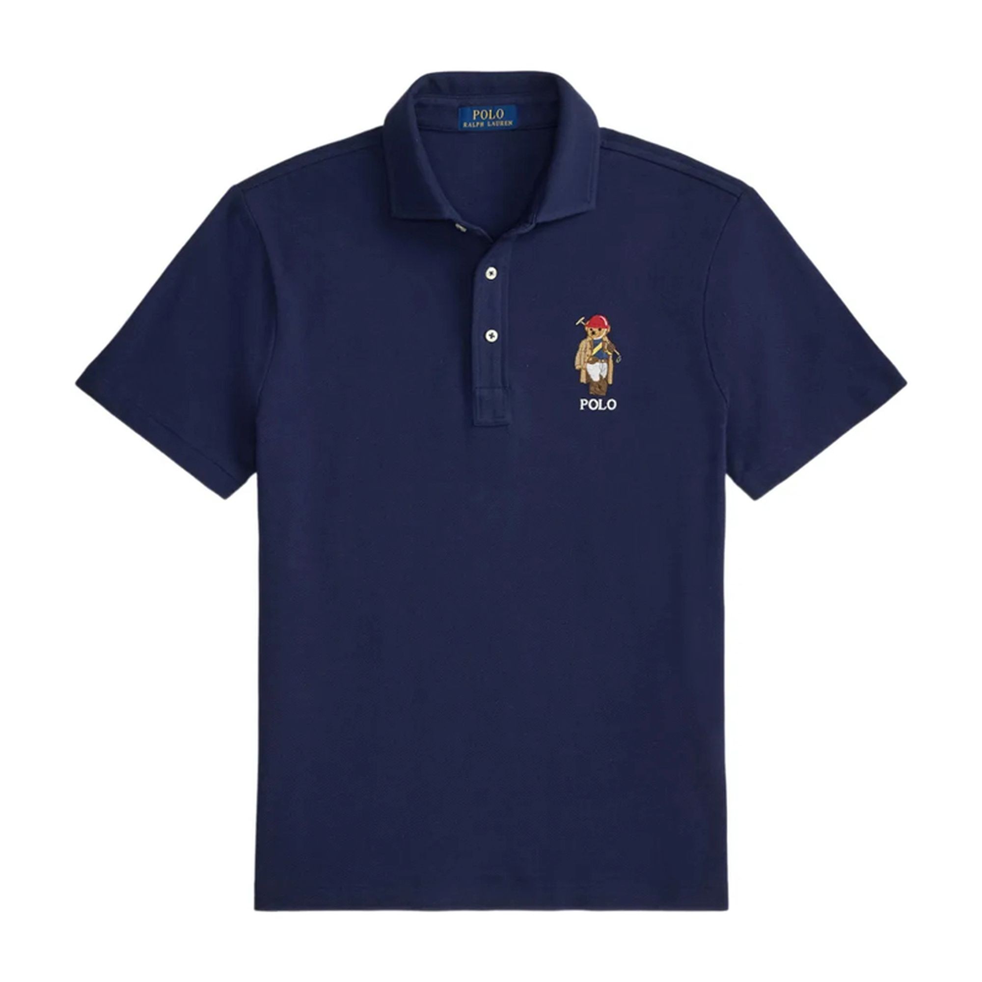 POLO RALPH LAUREN Polo marškiniai trumpos rank. vyrams, Mėlyna, Knit-polo 1