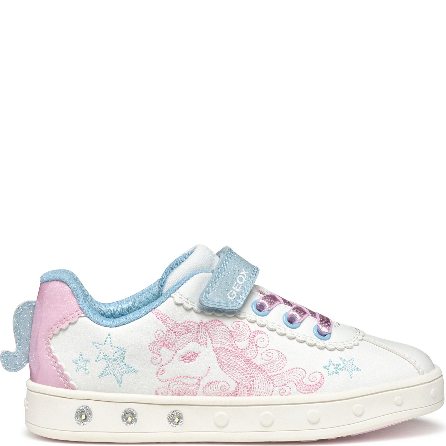 GEOX Laisvalaikio bateliai mergaitėms, Balta, Skylin leisure 2