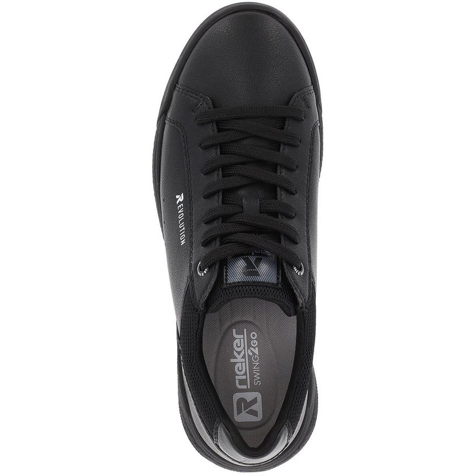 RIEKER Laisvalaikio bateliai vyrams, Juoda, LEISURE 6