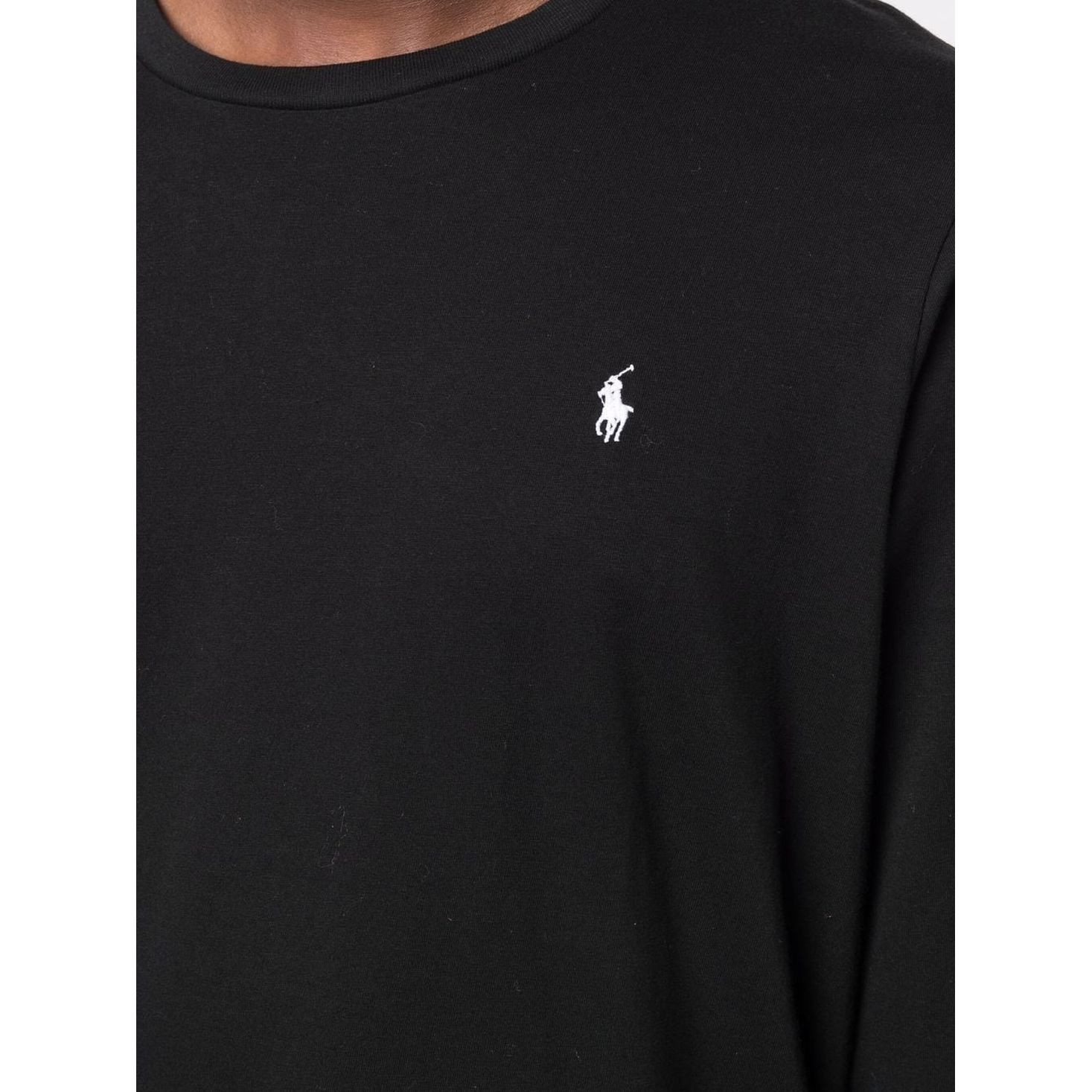 POLO RALPH LAUREN UW Marškinėliai ilgom. rankovėmis vyrams, Juoda, Crew neck sleep top 4