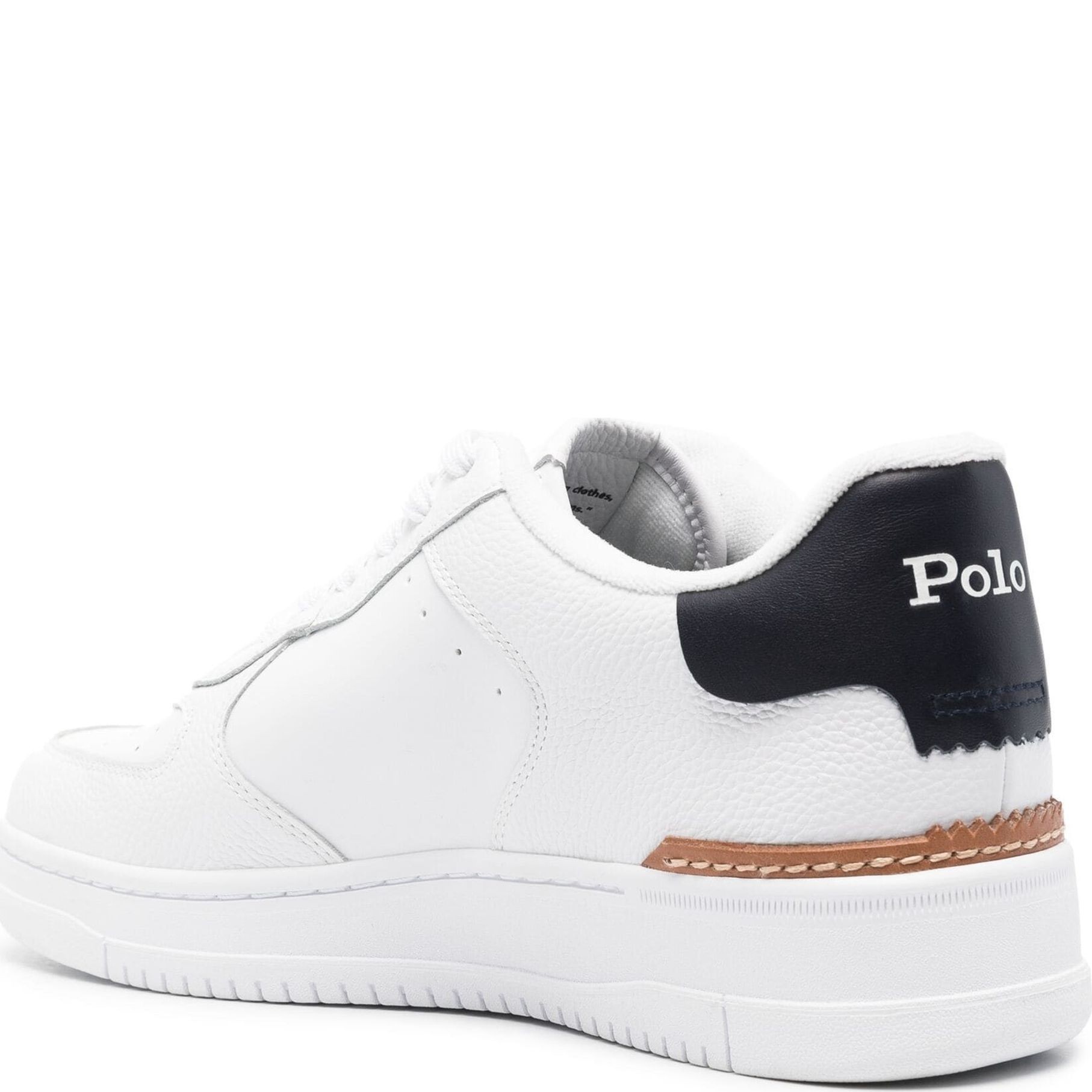 POLO RALPH LAUREN Laisvalaikio bateliai vyrams, Balta, Low top lace sneakers 3