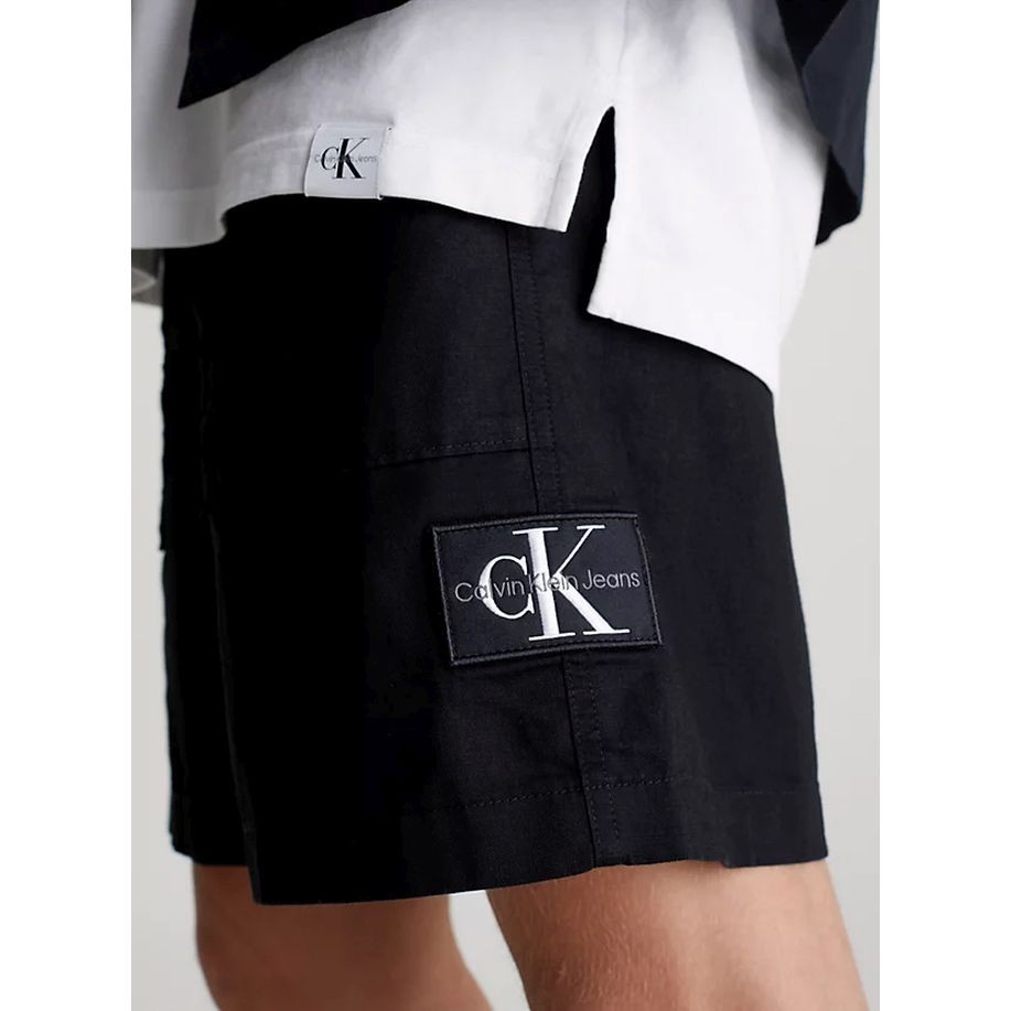 CALVIN KLEIN JEANS Šortai vyrams, Juoda, Other shorts 4