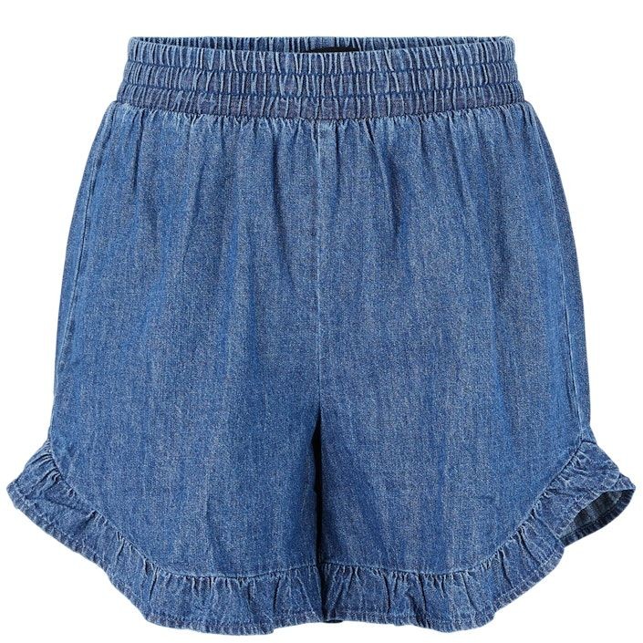 PIECES Šortai moterims, Mėlyna, PCVIBE HW SHORTS BC 1