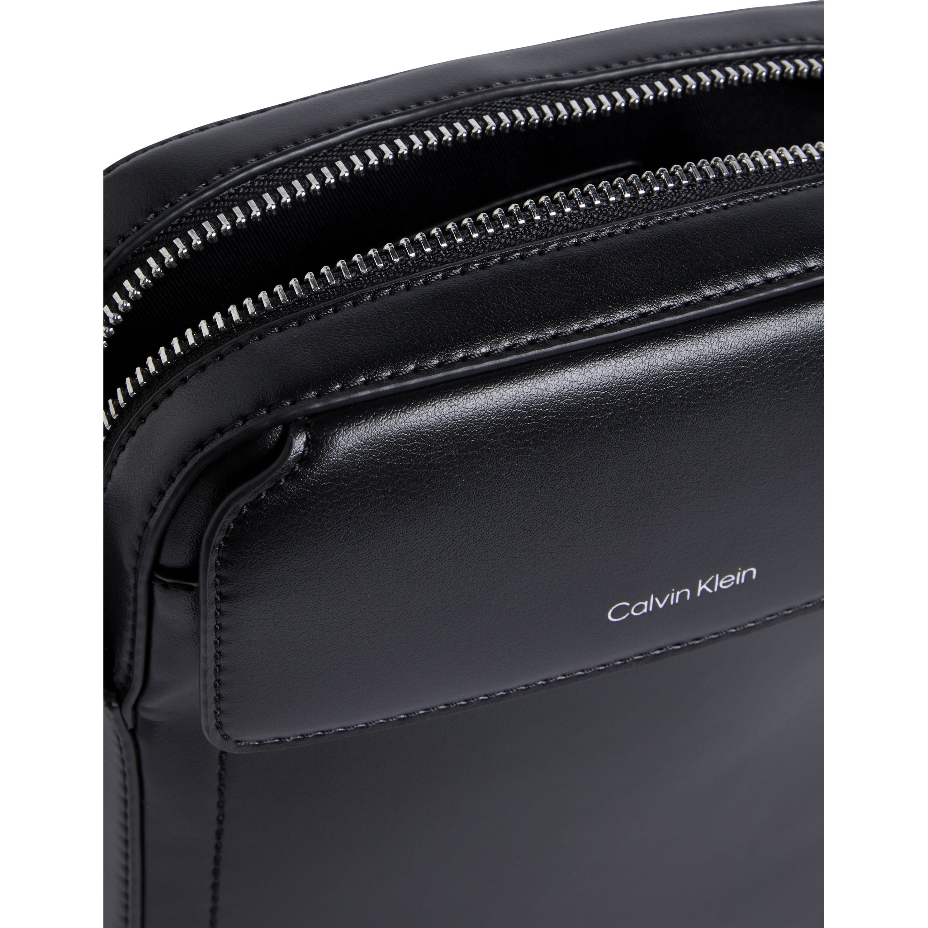 CALVIN KLEIN Rankinė per petį vyrams, Juoda, Sleek reporter s 3