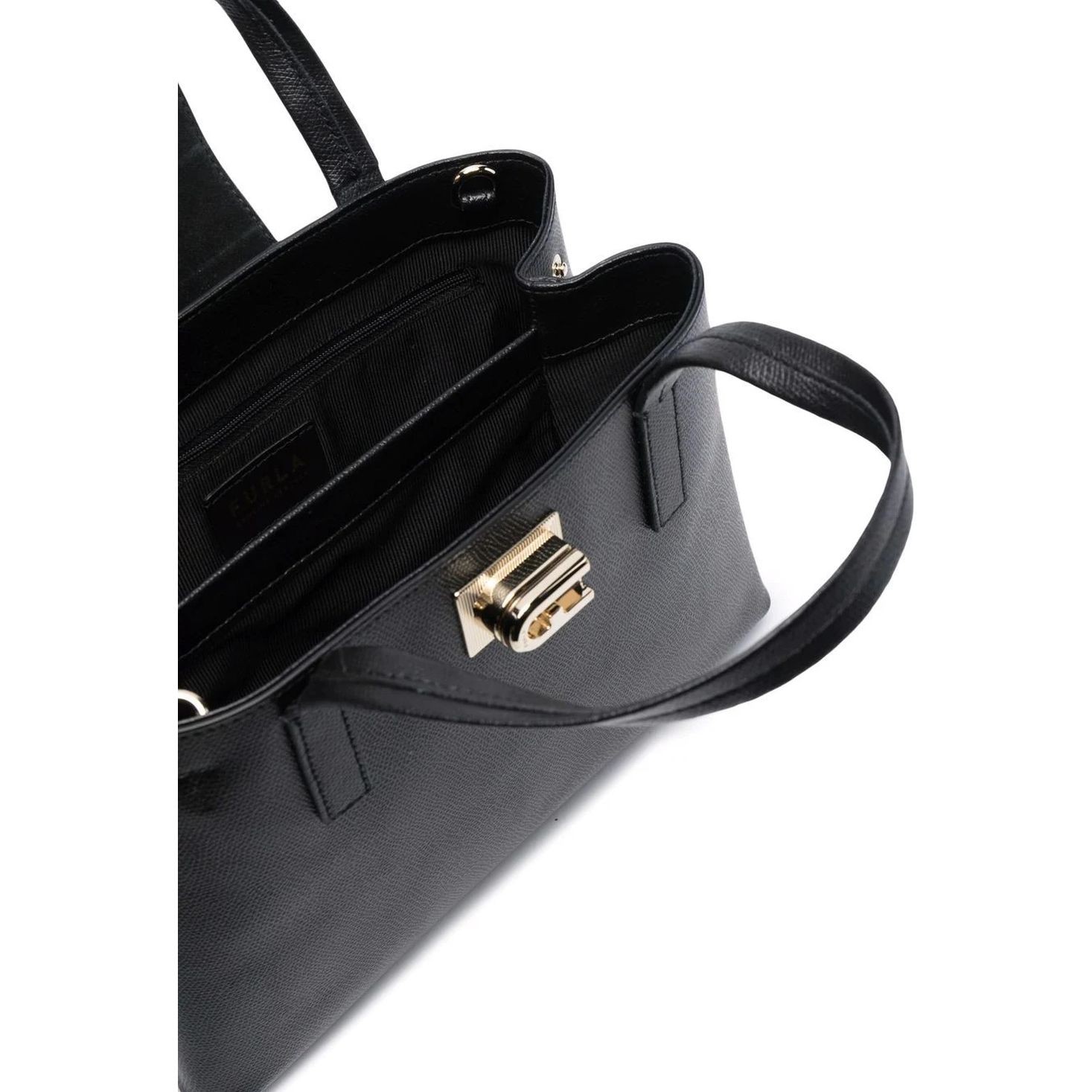 FURLA Pirkinių krepšys moterims, Juoda, Furla 1927 m tote 4