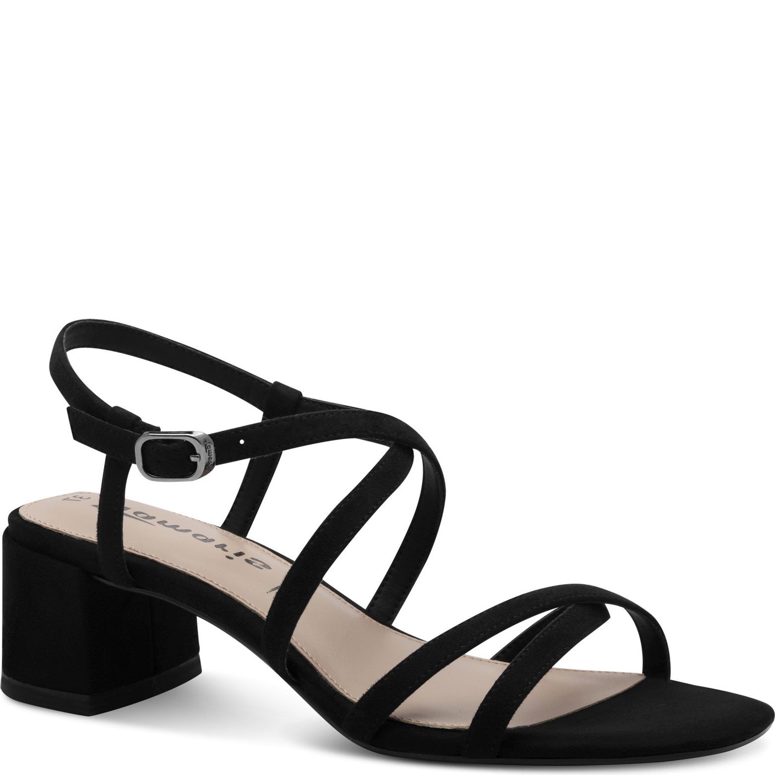 TAMARIS Basutės moterims, Juoda, Sandal heel 1