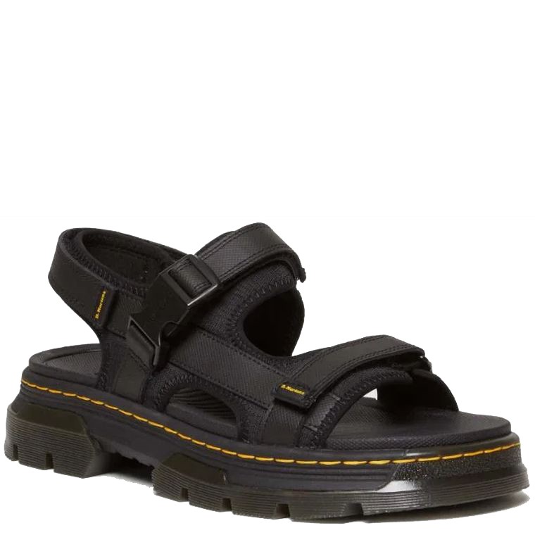 DR. MARTENS Basutės vyrams, Juoda, Forster poly sandals 1