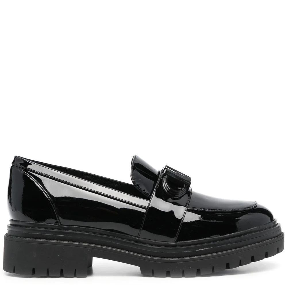MICHAEL KORS Loaferiai moterims, Juoda, Parker lug loafer 2