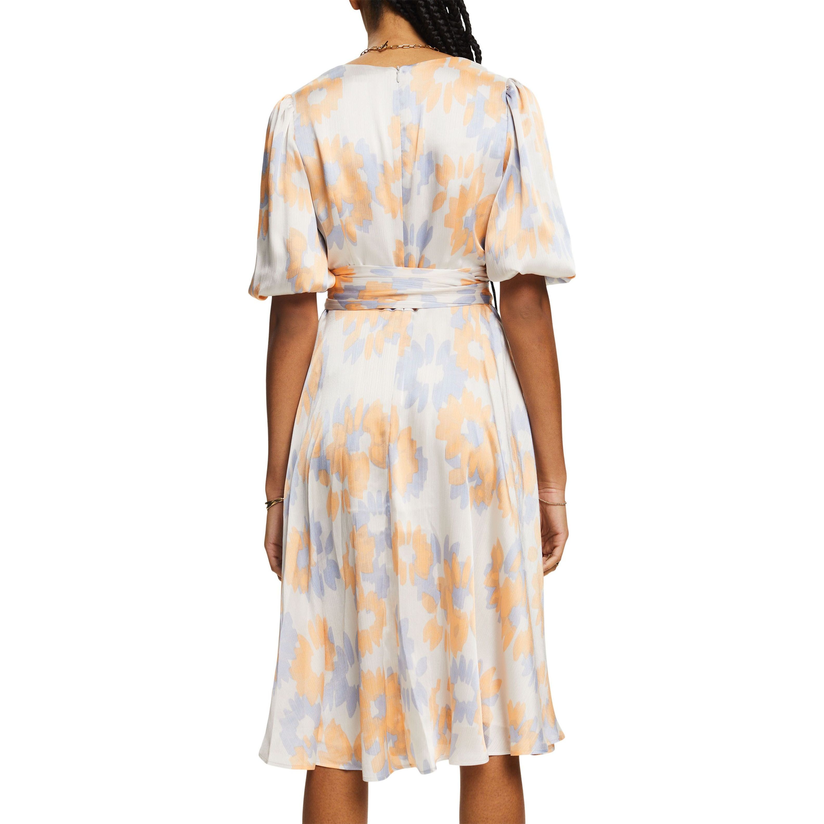 ESPRIT Midi suknelė moterims, Smėlio, F*pufslv wrp Midi dress 3