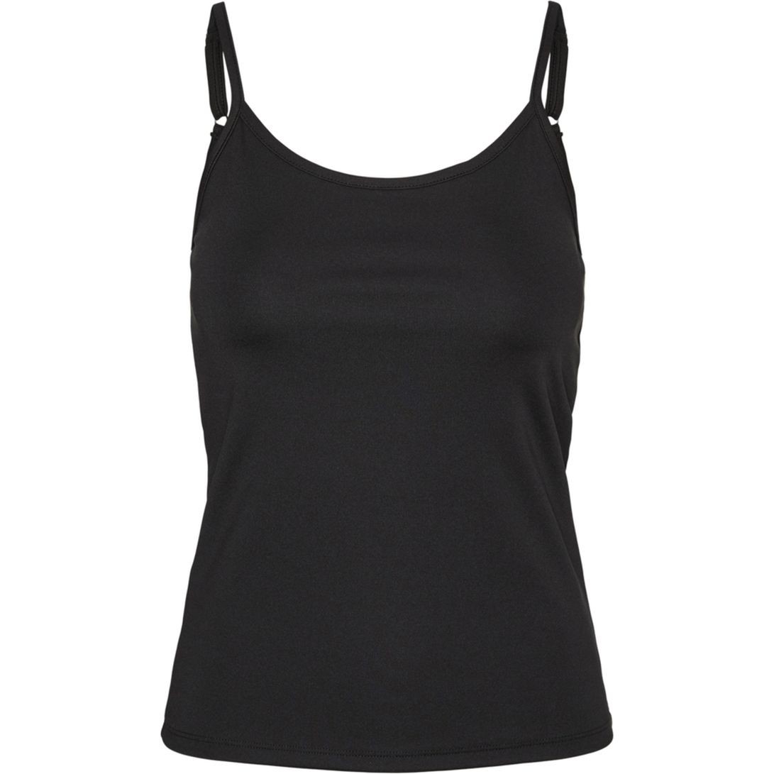 VERO MODA Marškiniai be rankovių moterims, Juoda, Million singlet 1