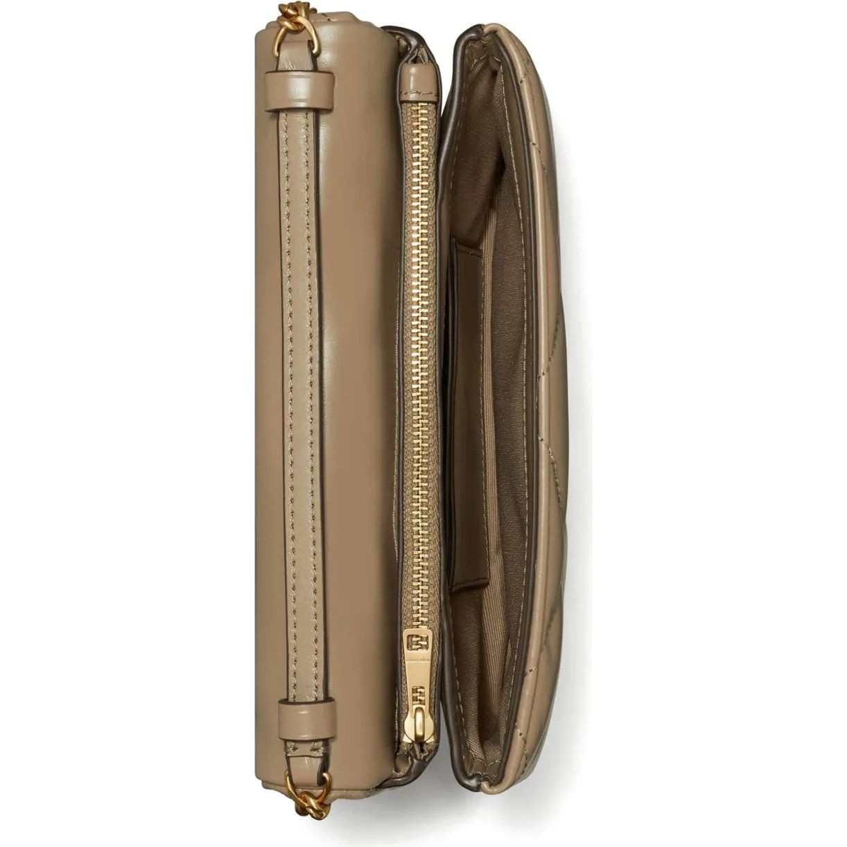 TORY BURCH Rankinė per petį moterims, Ruda, Shoulder wallet bag 5