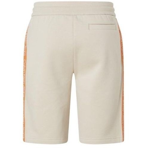 CALVIN KLEIN JEANS Šortai vyrams, Smėlio, Logo tape hwk short 2