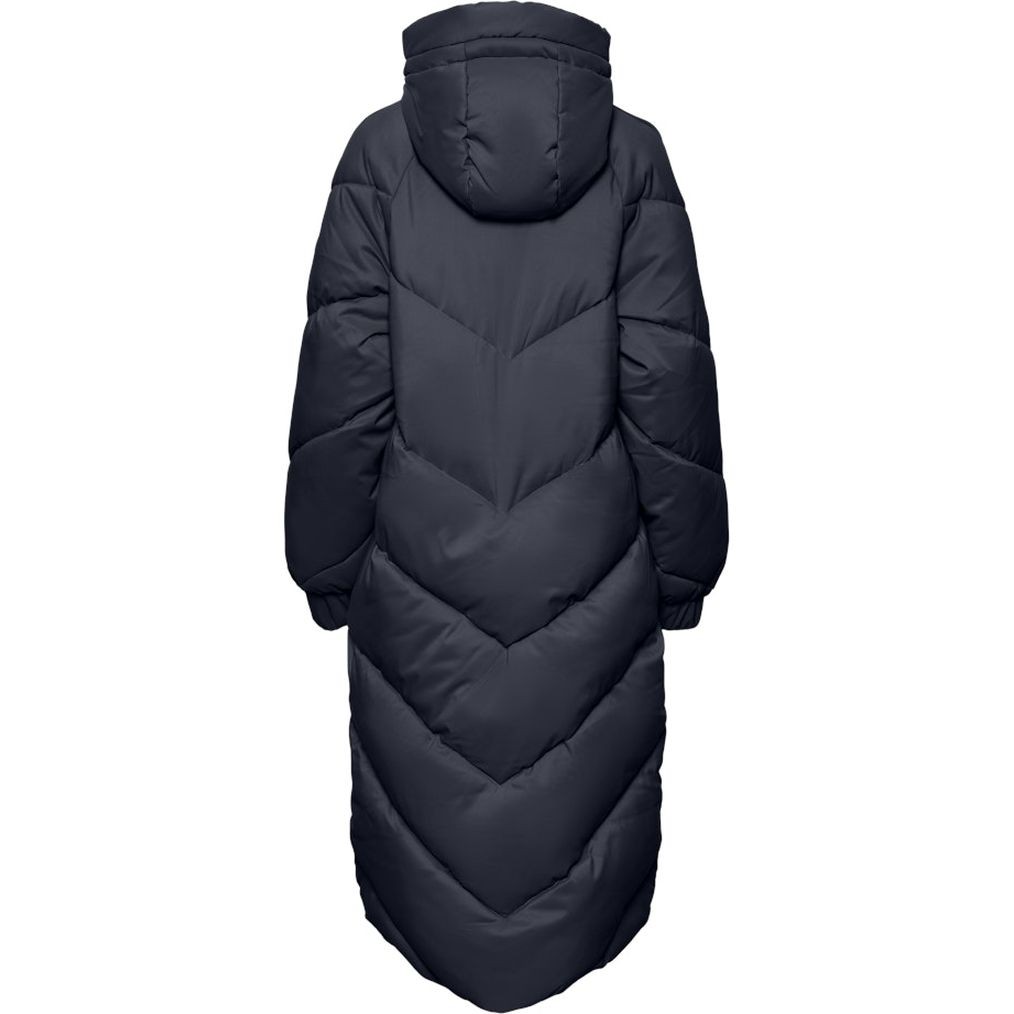 PIECES Pūkinis paltas moterims, Mėlyna, Nocelyn puffer jacket 8