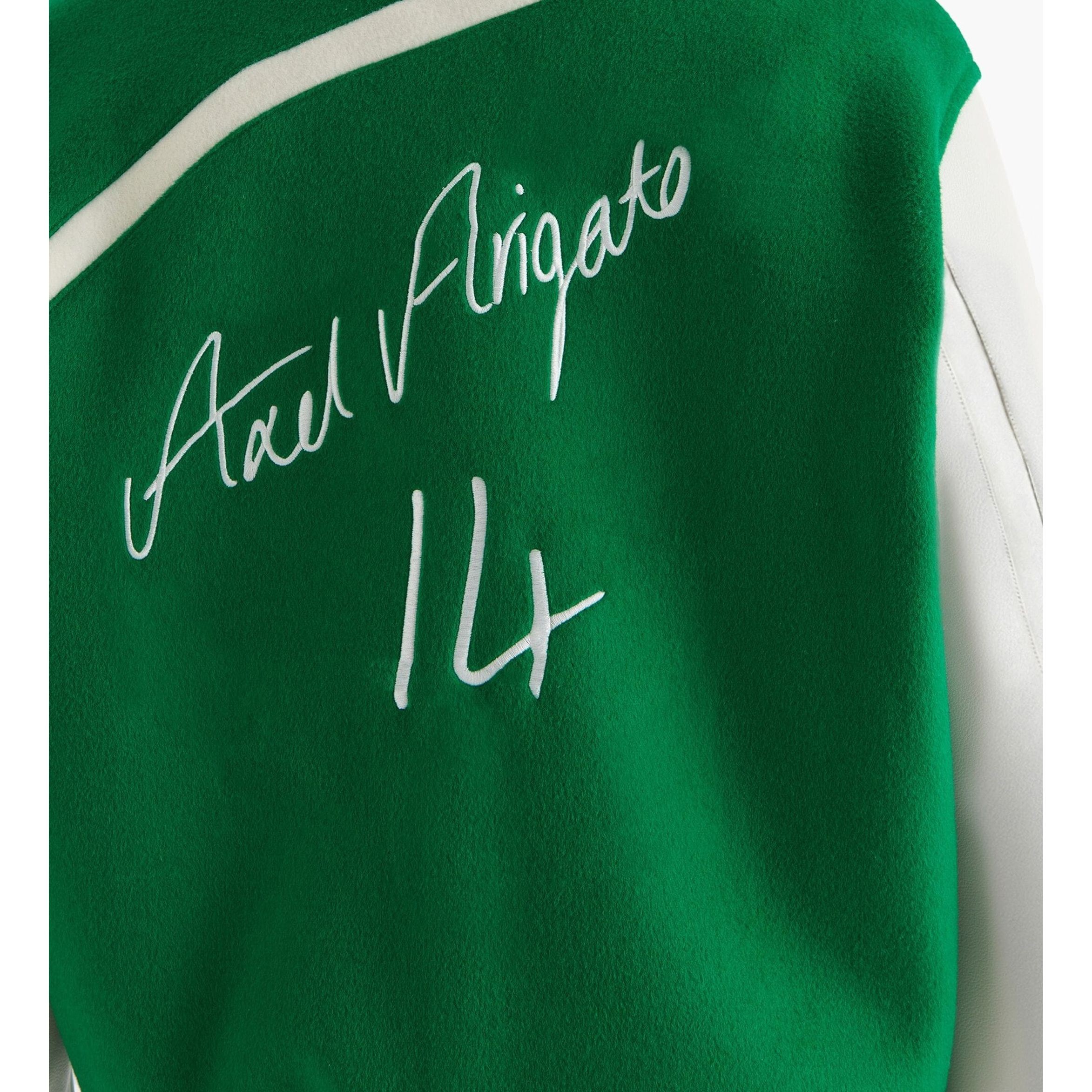 AXEL ARIGATO Lengva striukė vyrams, Žalia, Bay varsity jacket 2