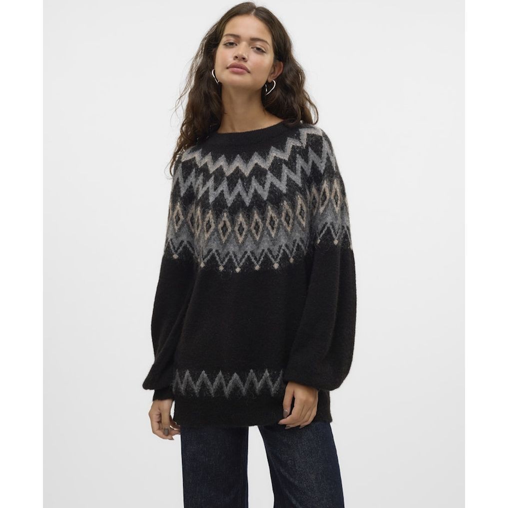 VERO MODA Megztinis moterims, Marga, Visti o-neck pullover 2
