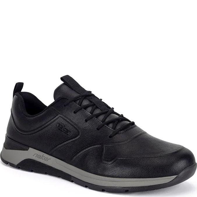 RIEKER Laisvalaikio bateliai vyrams, Juoda, Men's shoes 1