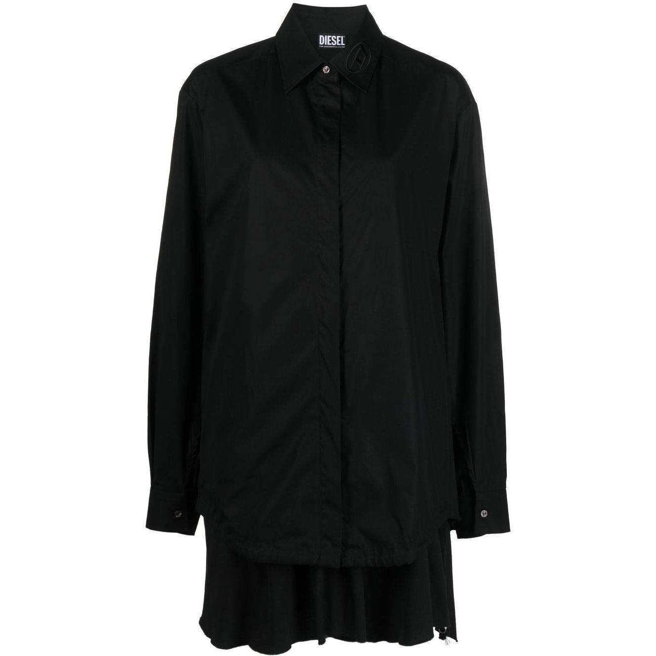 DIESEL Marškiniai ilgomis rankovėmis moterims, Juoda, C-entela shirt