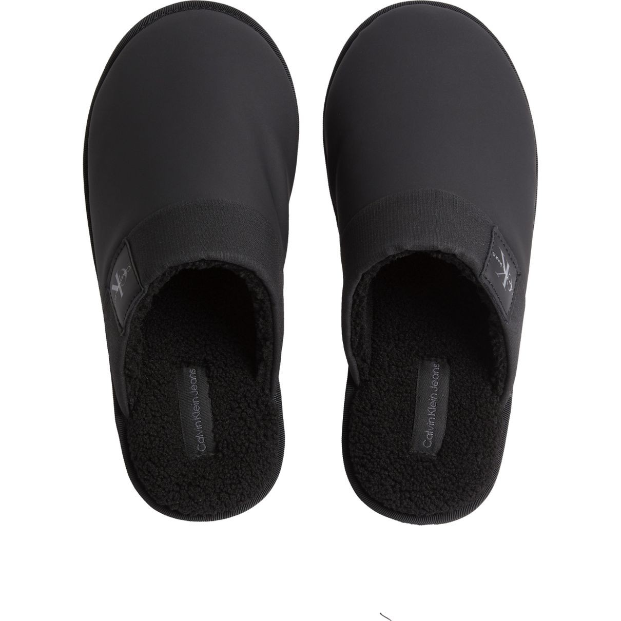 CALVIN KLEIN JEANS Namų šlepetės vyrams, Juoda, Home clog surfaces indoor 3