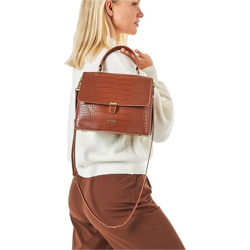 RIEKER Pirkinių krepšys, Ruda, Tote bag 6