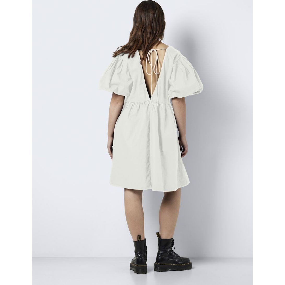 NOISY MAY Mini suknelė moterims, Balta, Nmchiara mini dress 3