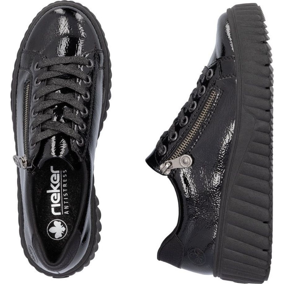 RIEKER Laisvalaikio bateliai moterims, Juoda, Ladies shoes 6