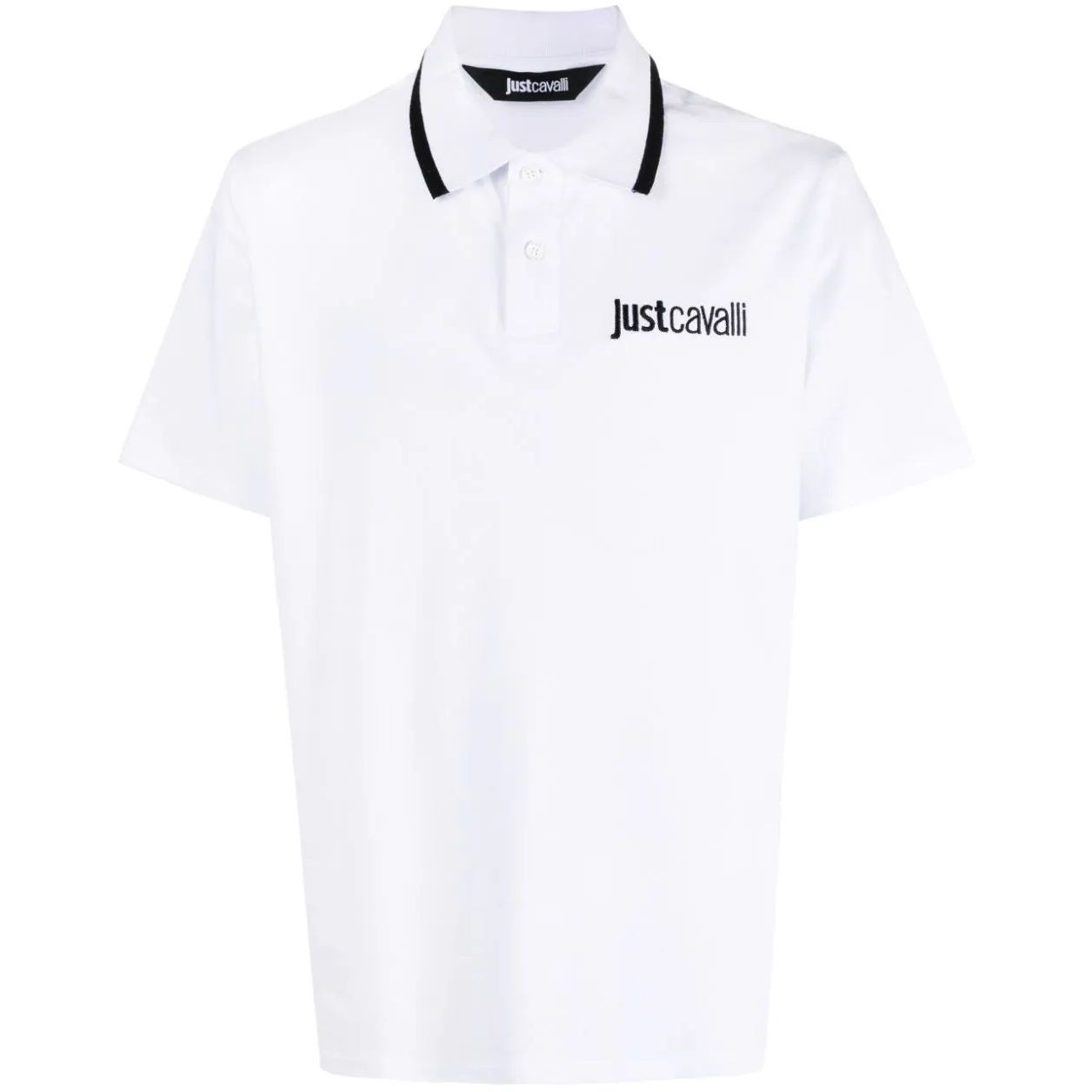 JUST CAVALLI Polo marškiniai trumpos rank. vyrams, Balta, Polo shirt 1