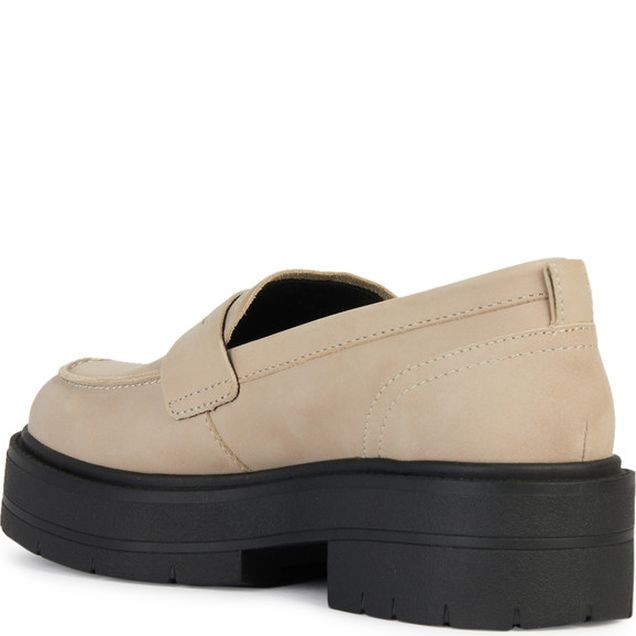 GEOX Loaferiai moterims, Smėlio, Spherica ec7 loafer 2