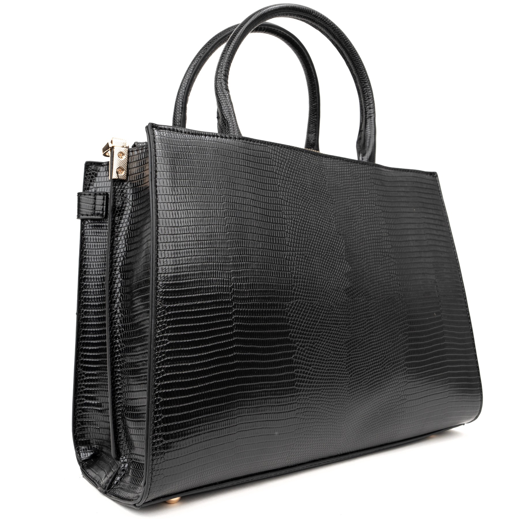 JULICE Pirkinių krepšys moterims, Juoda, Tote bag 2