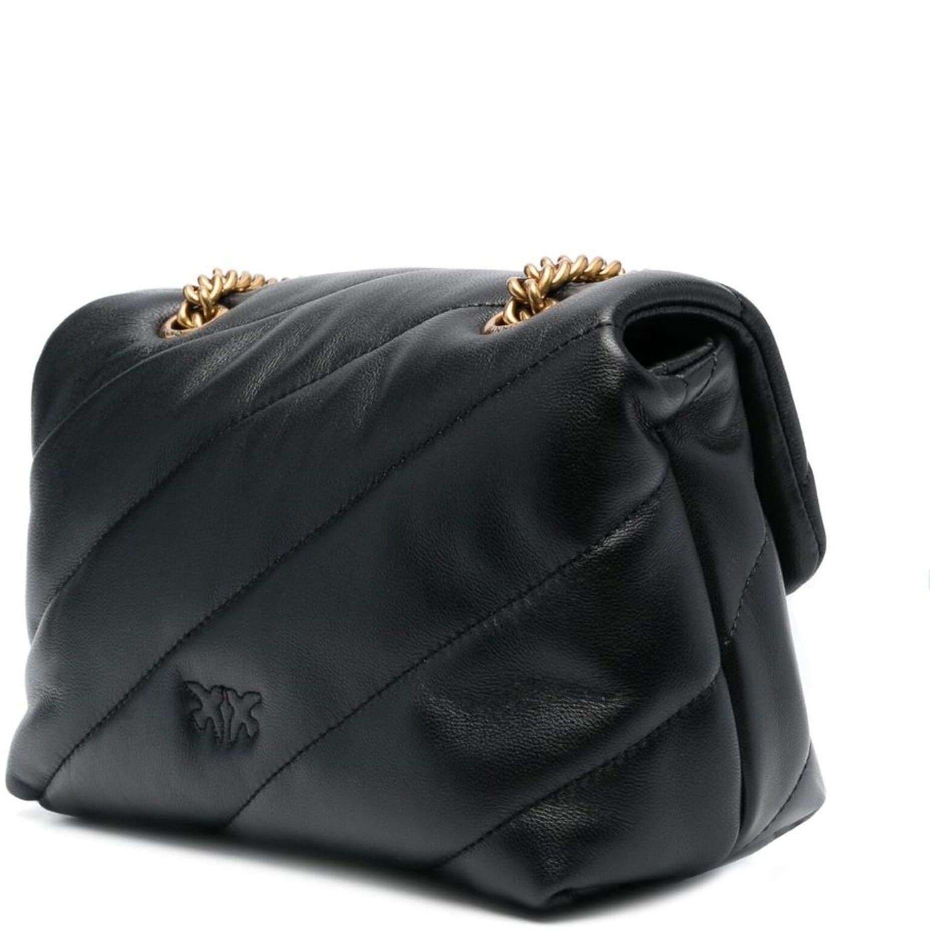 PINKO Rankinė per petį moterims, Juoda, Love puff mini bag 2