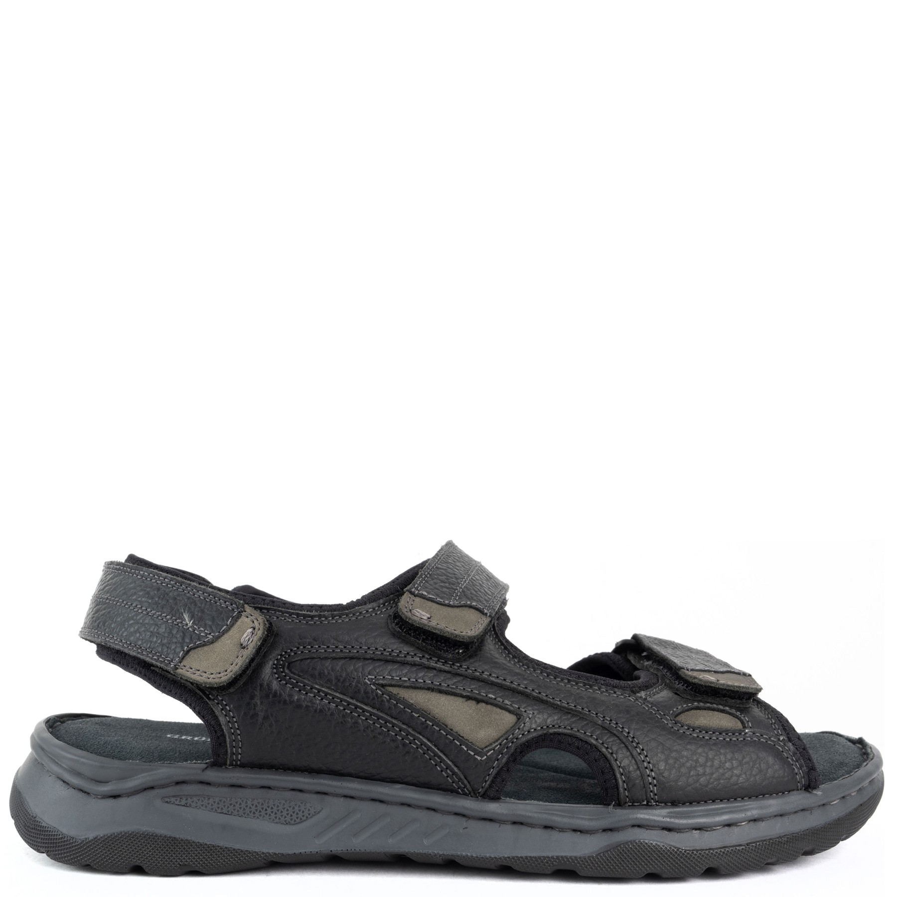 GRUNER SCHUHE Basutės vyrams, Juoda, Sandals 2