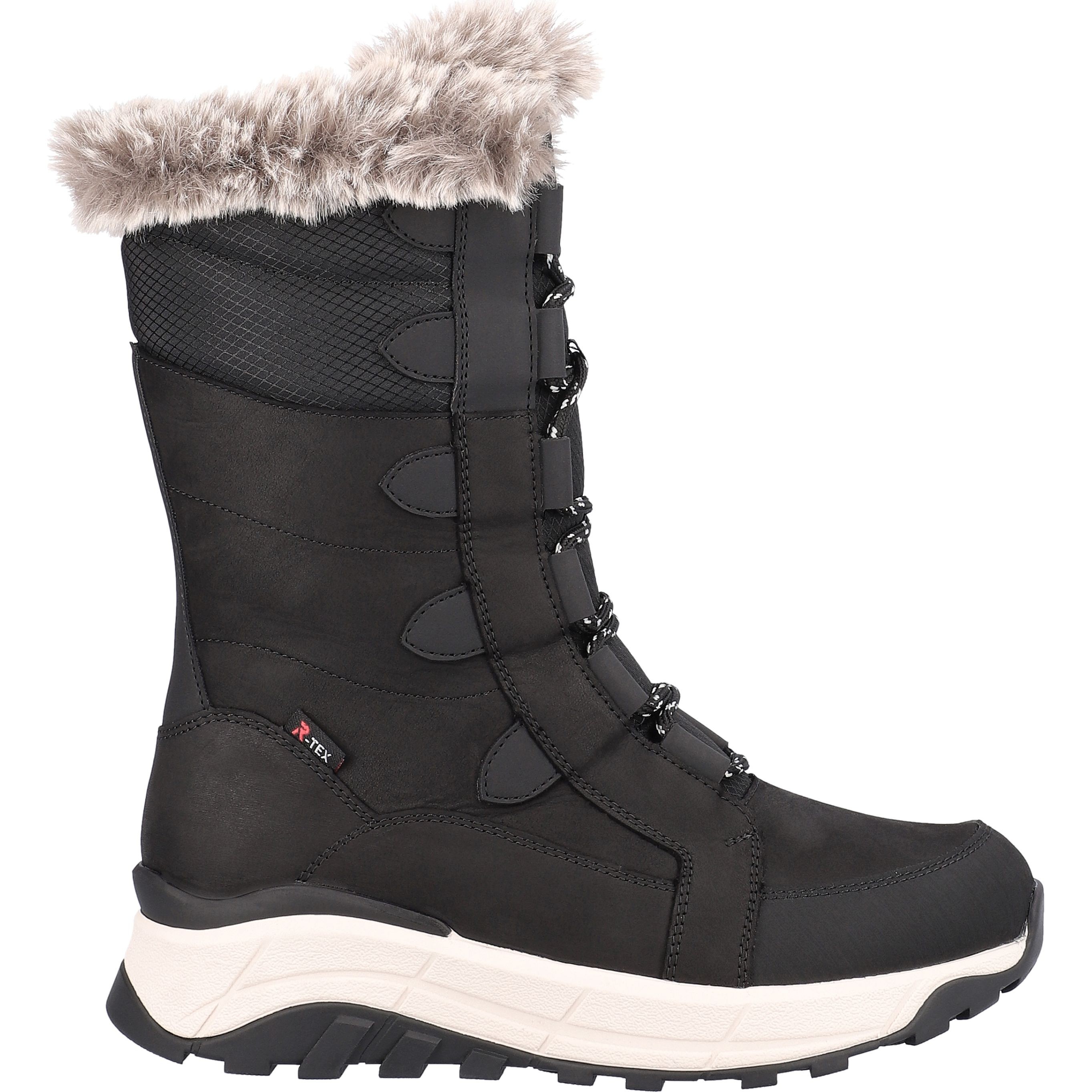 RIEKER EVOLUTION Aulinukai moterims, Juoda, Ladies mid height boots 3