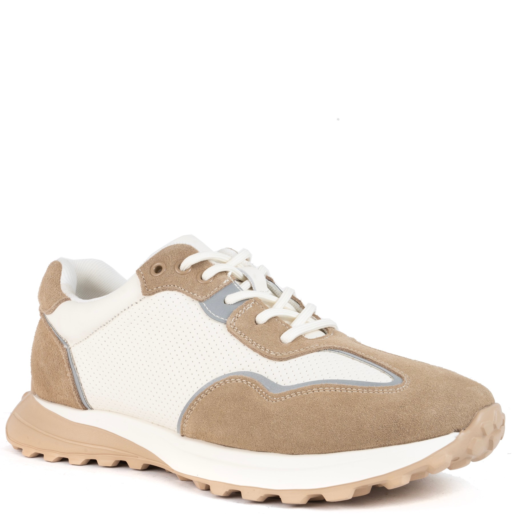 SERGIO MORETTI Laisvalaikio bateliai vyrams, Smėlio, Leisure 1