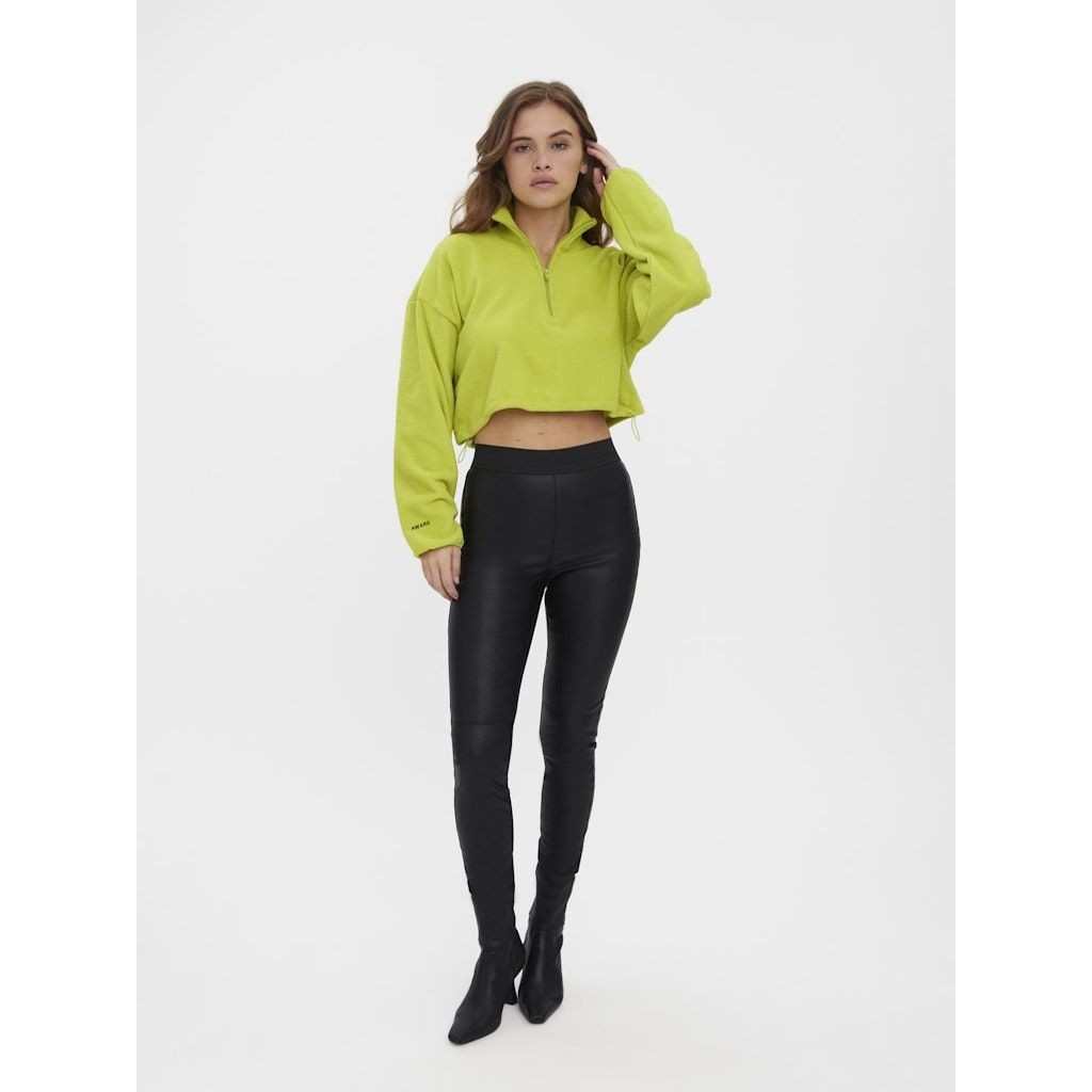 VERO MODA Kelnės moterims, Juoda, VMSTORM HR PL CUT LEG 5