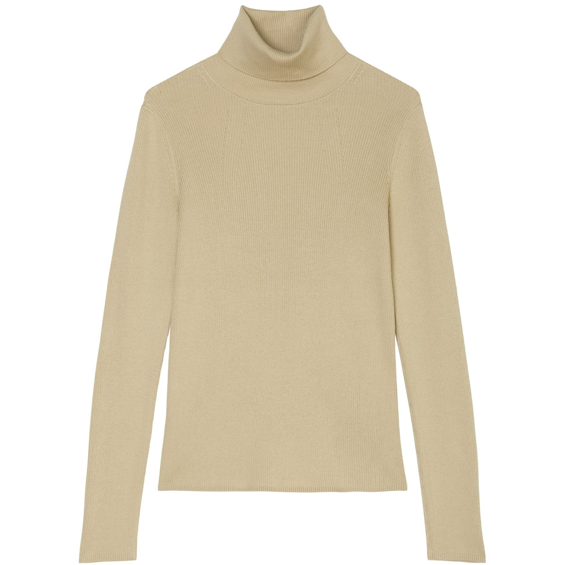 MARC O'POLO Palaidinės aukštinta apykakle moterims, Smėlio 1