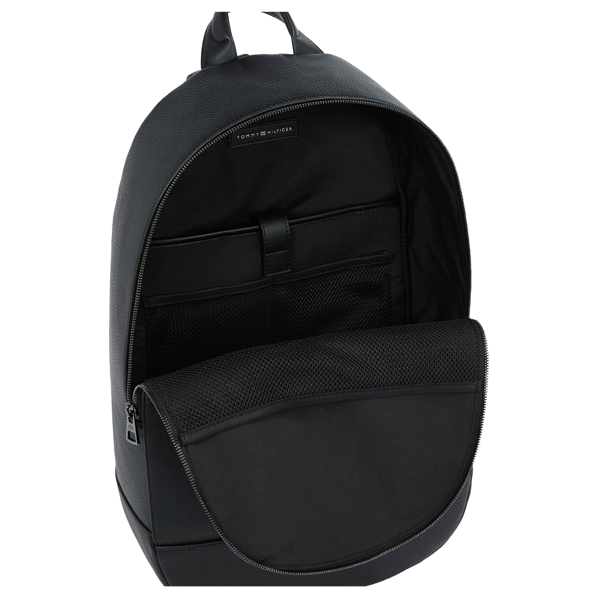 TOMMY HILFIGER Kuprinė vyrams, Juoda, TH central backpack 3