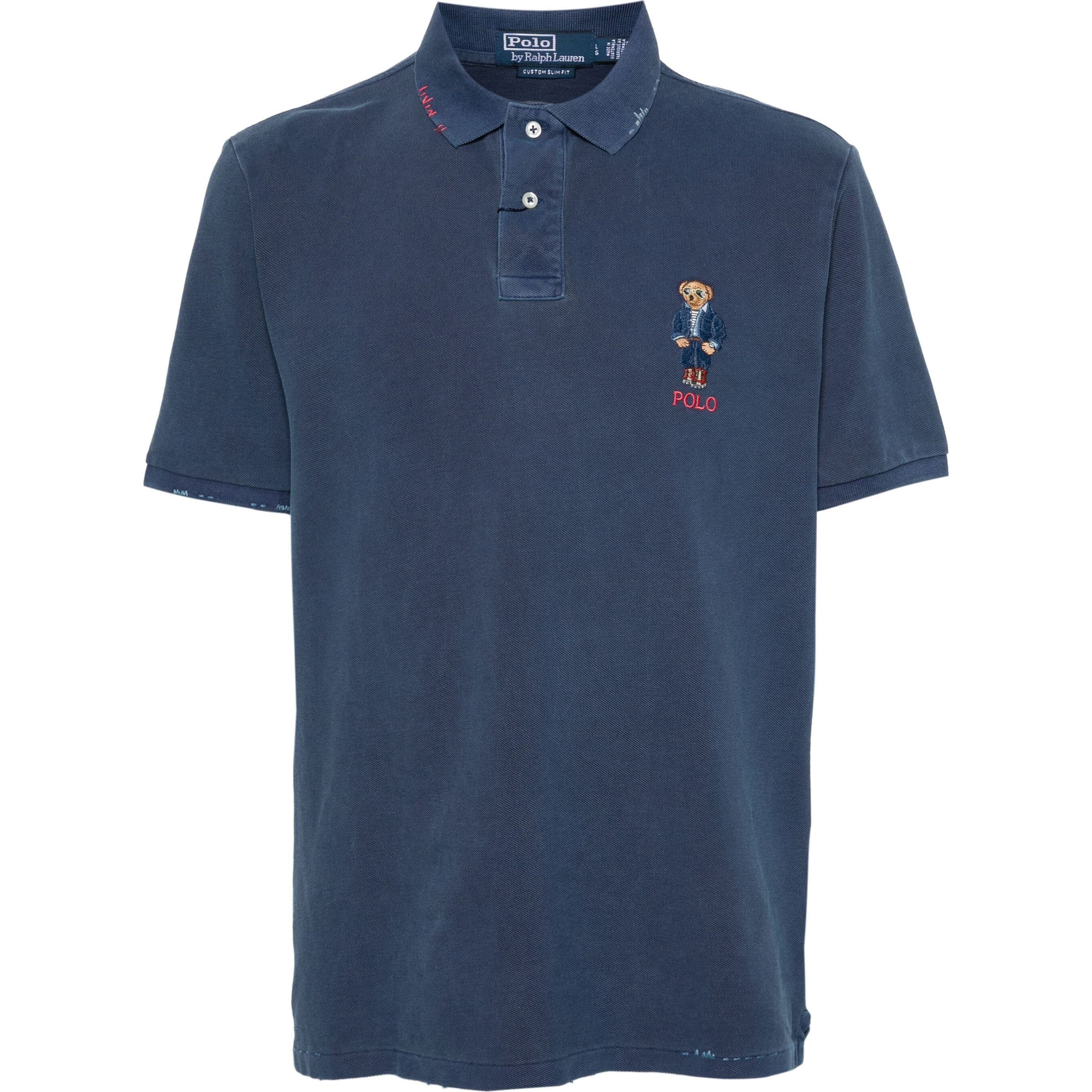 POLO RALPH LAUREN Polo marškiniai trumpos rank. vyrams, Mėlyna, Short sleeve polo shirt 1