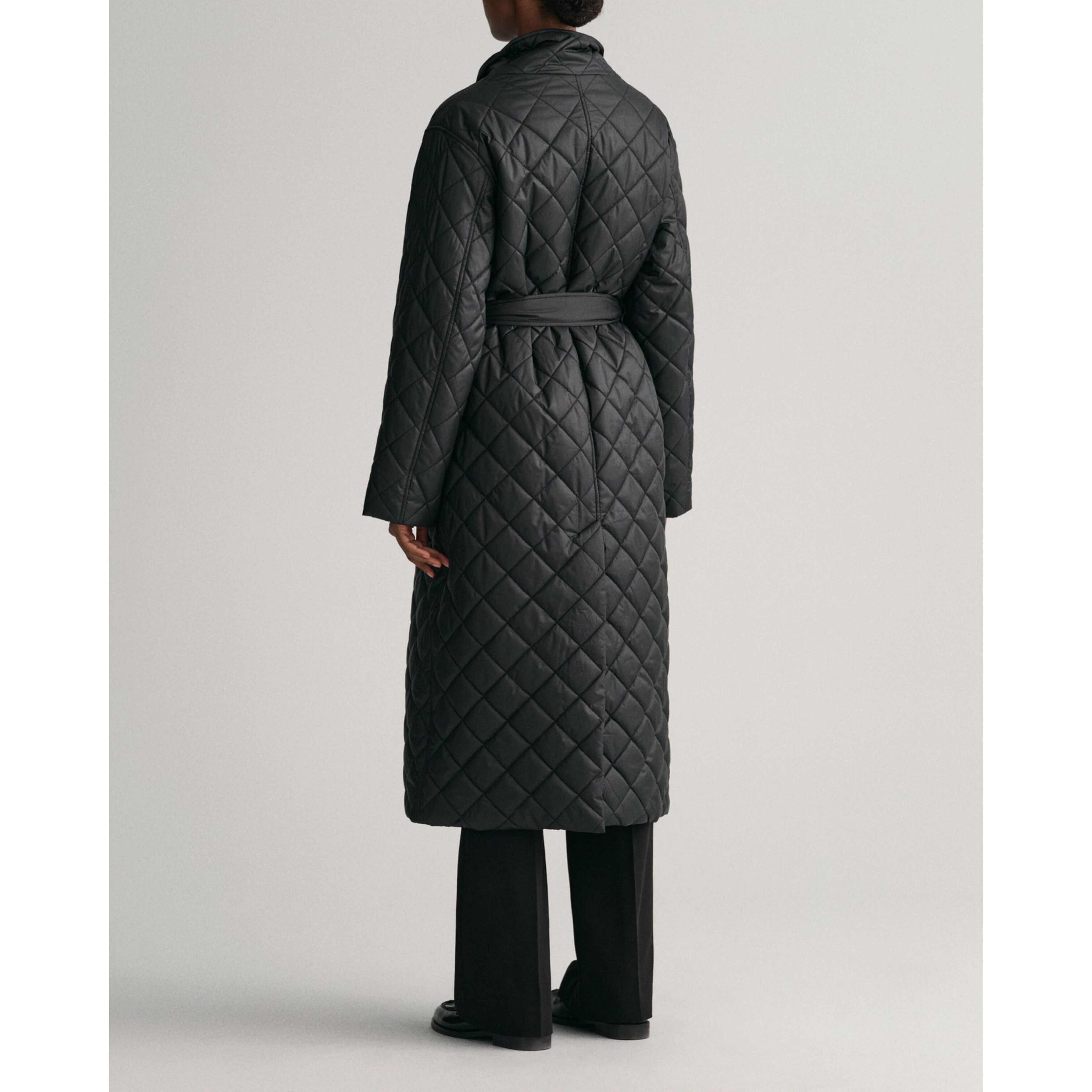 GANT Striukė moterims, Juoda, QUILTED COAT 3