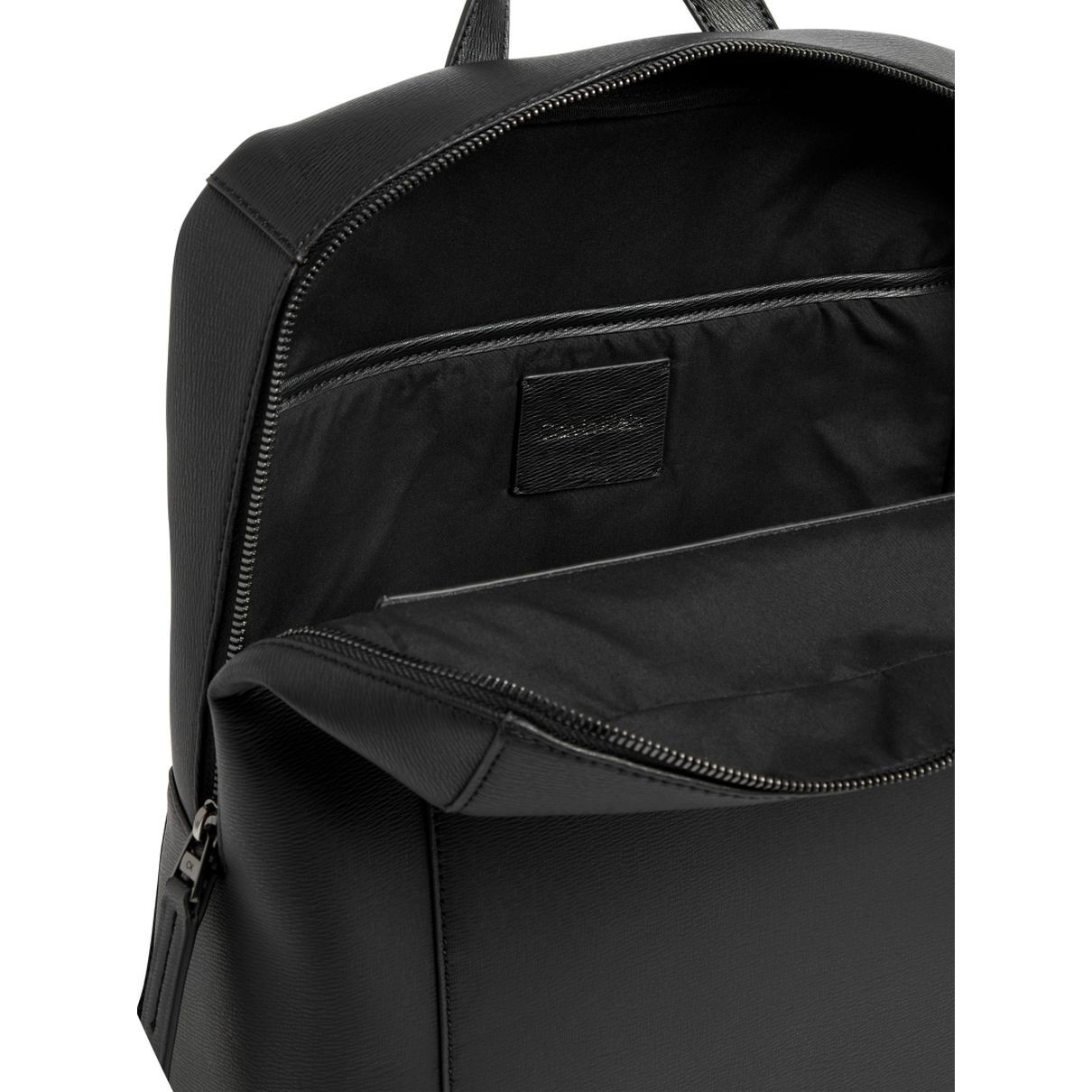 CALVIN KLEIN Kuprinė vyrams, Juoda, Modern metal squared backpack 3