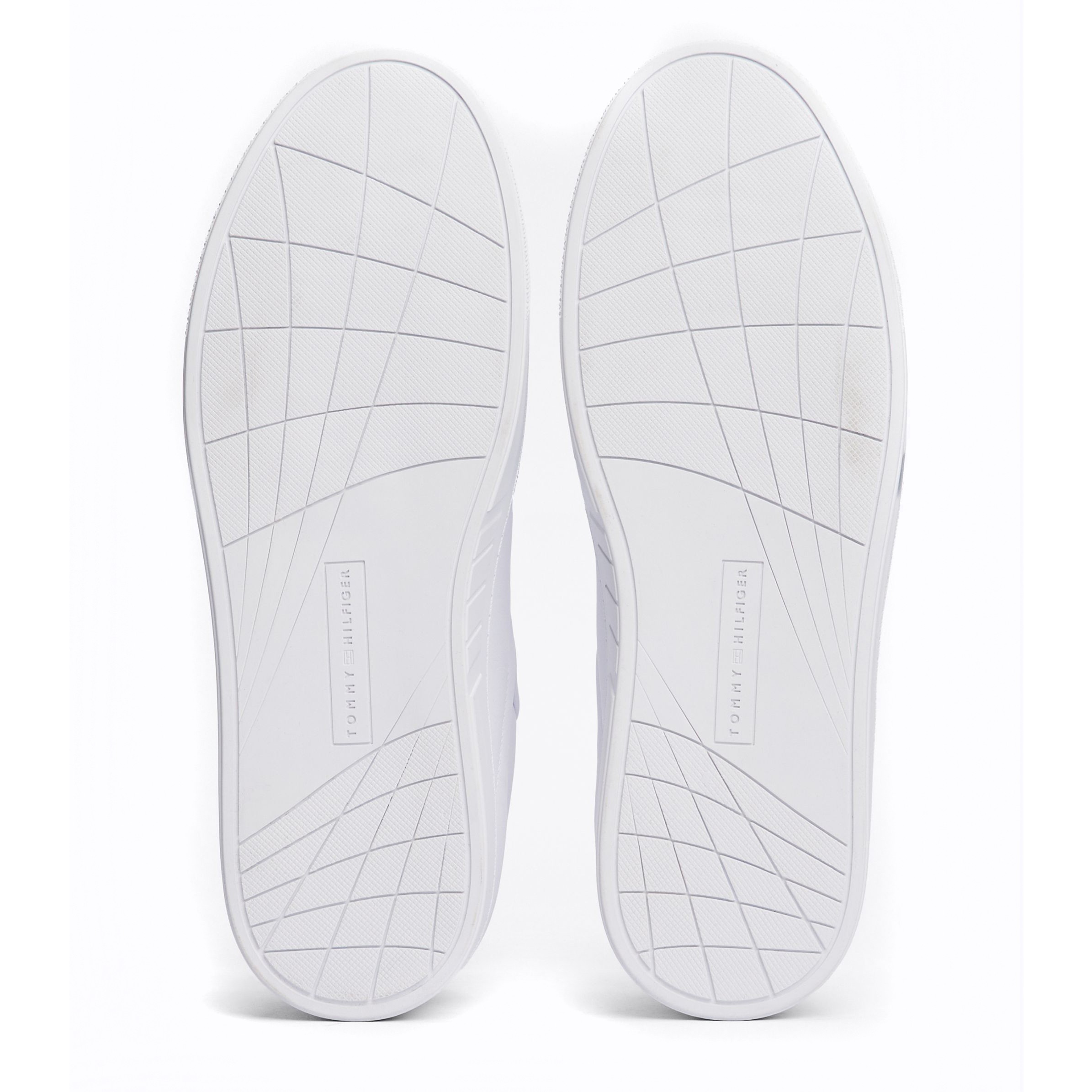 TOMMY HILFIGER Laisvalaikio bateliai vyrams, Balta, Icon court flag sneaker 9