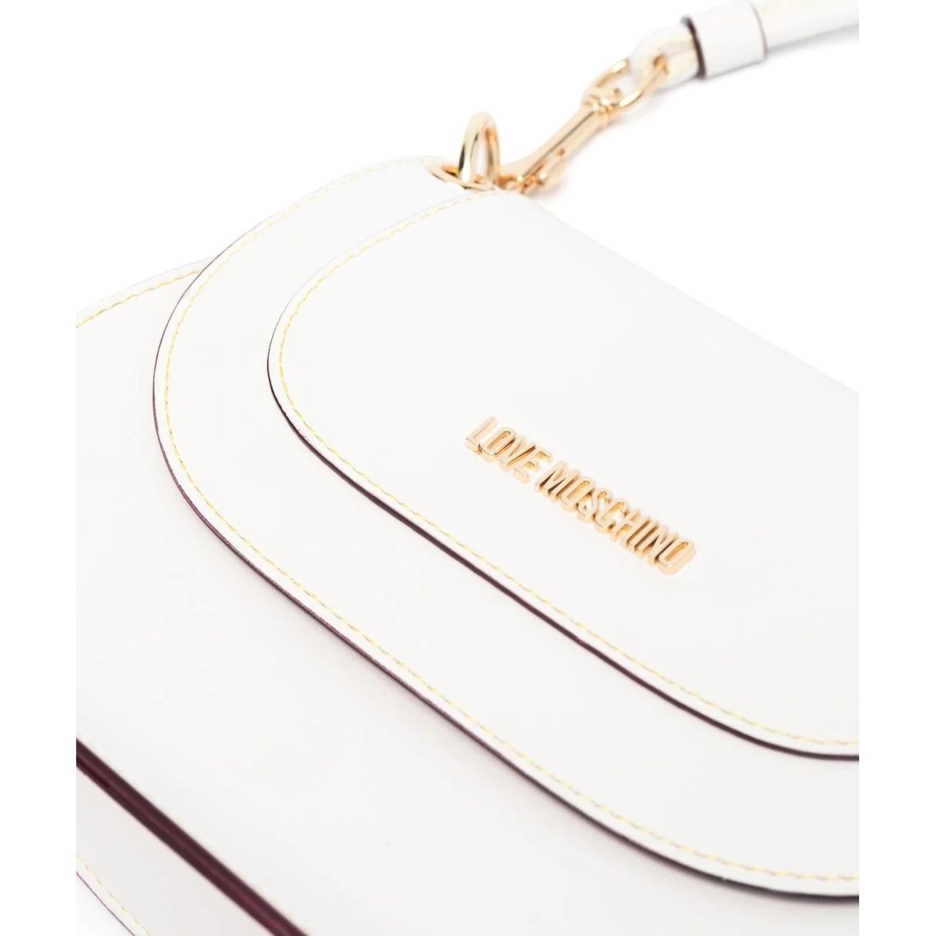 LOVE MOSCHINO Rankinė per petį moterims, Balta, Crossbody 3