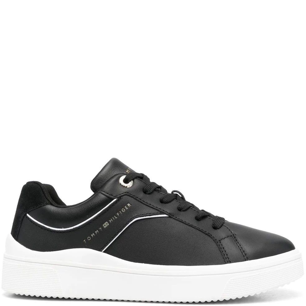 TOMMY HILFIGER Sportiniai bateliai moterims, Juoda, Court sneaker 1