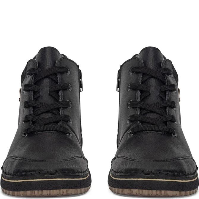 RIEKER Aulinukai moterims, Juoda, Ladies mid height boots 5