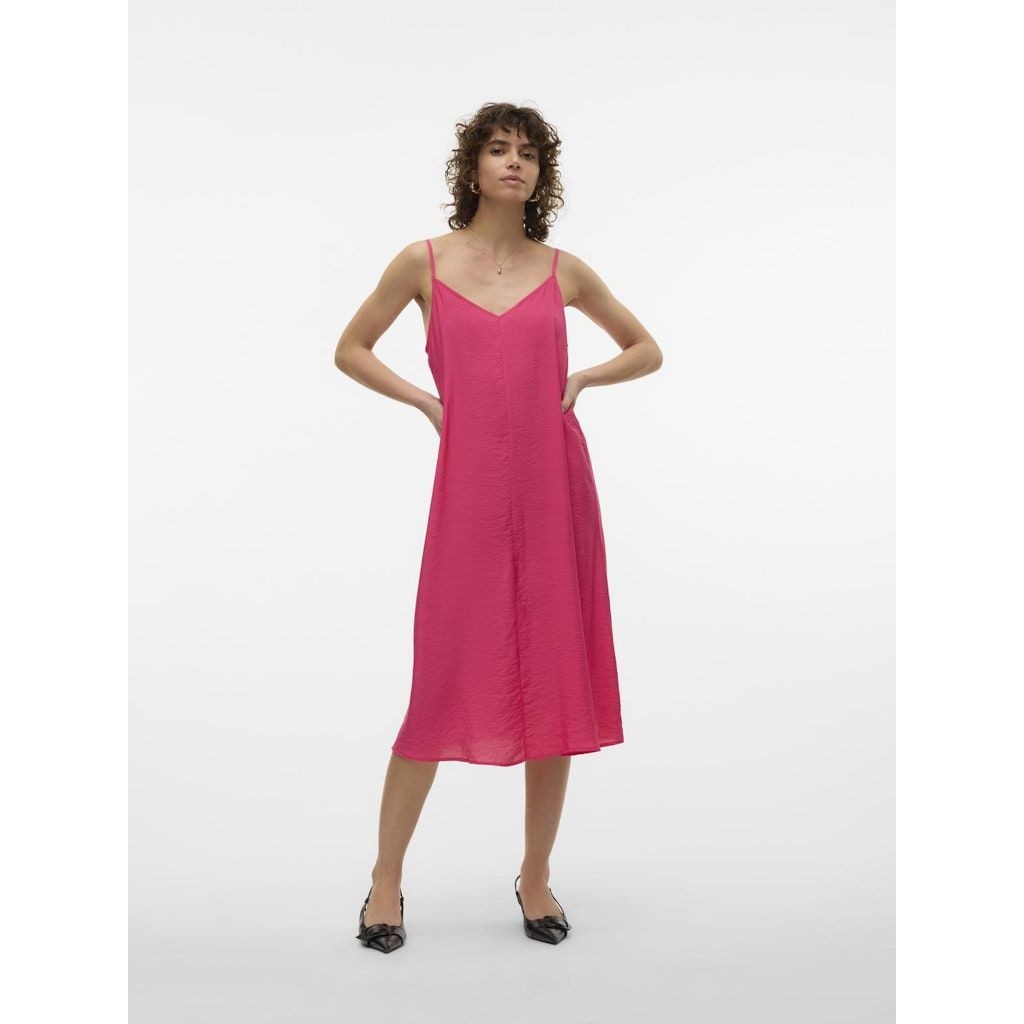 VERO MODA Midi suknelė moterims, Rožinė, Vmjosie midi dress 2