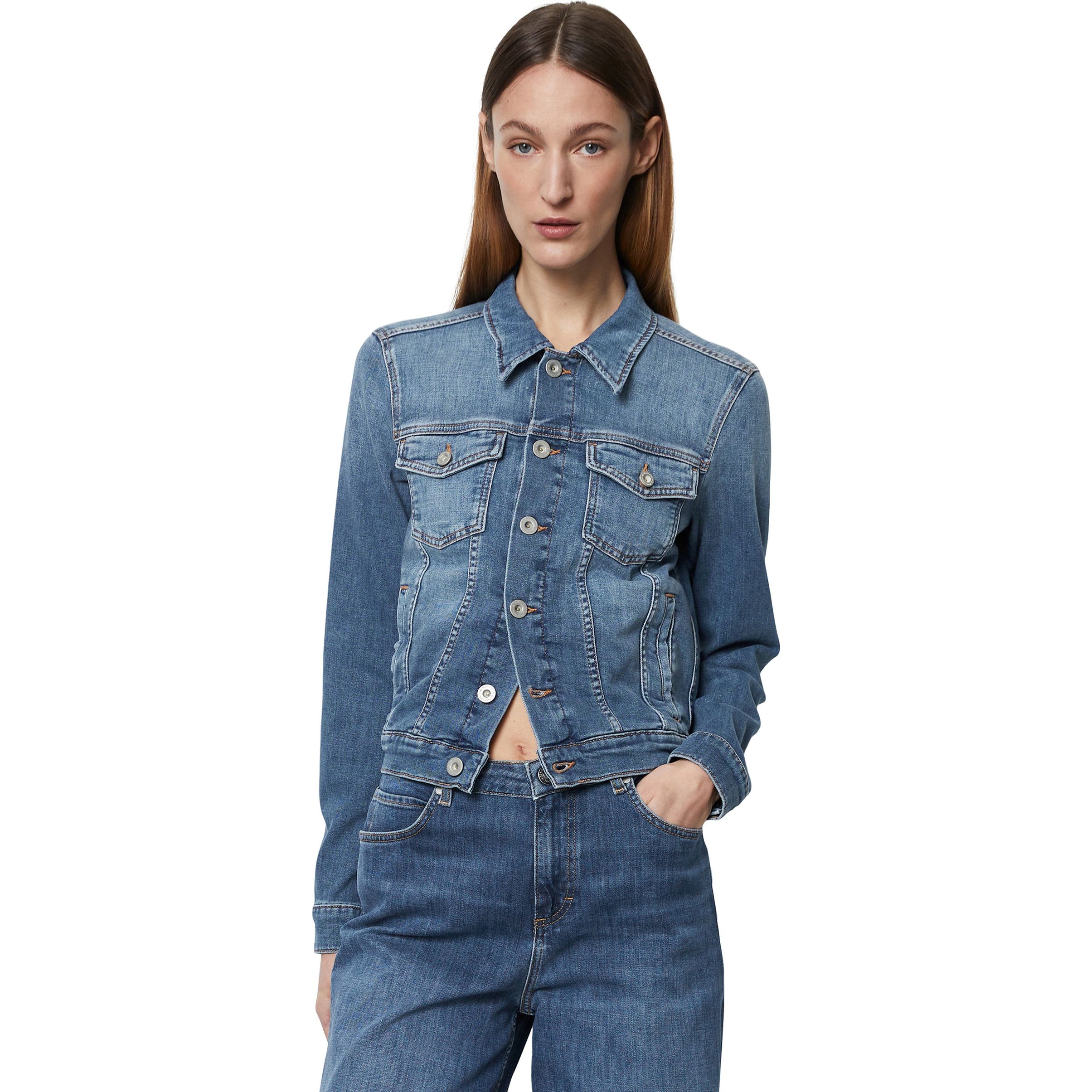 MARC O'POLO Džinsinis švarkas moterims, Mėlyna 2