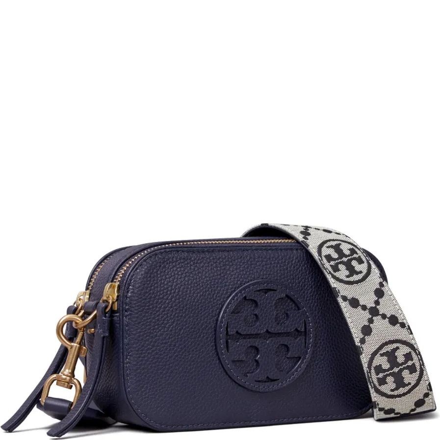 TORY BURCH Rankinė per petį moterims, Mėlyna, Miller mini crossbody bag 2