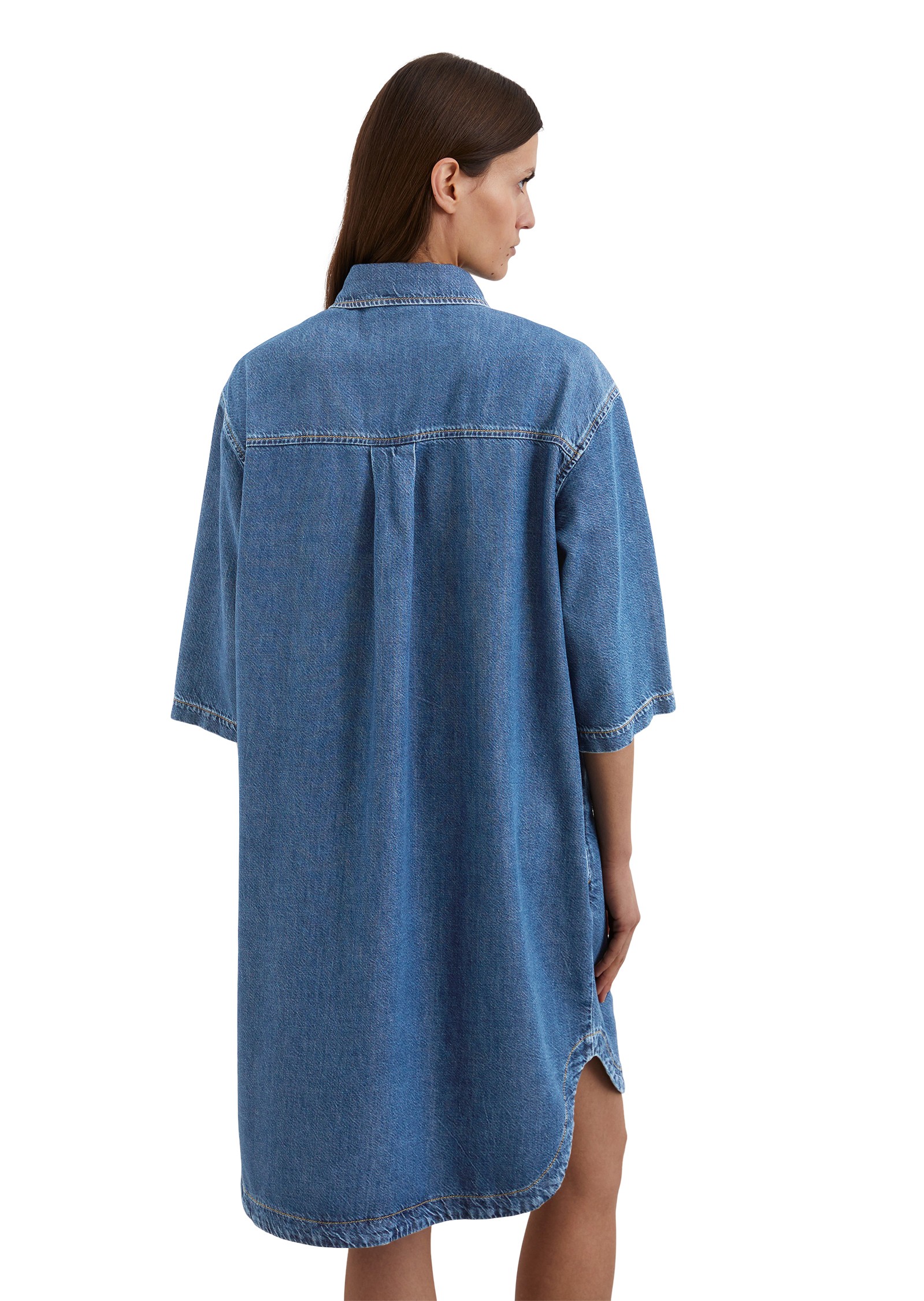 MARC O'POLO Midi suknelė moterims, Mėlyna, Midi dress 503906326003 3