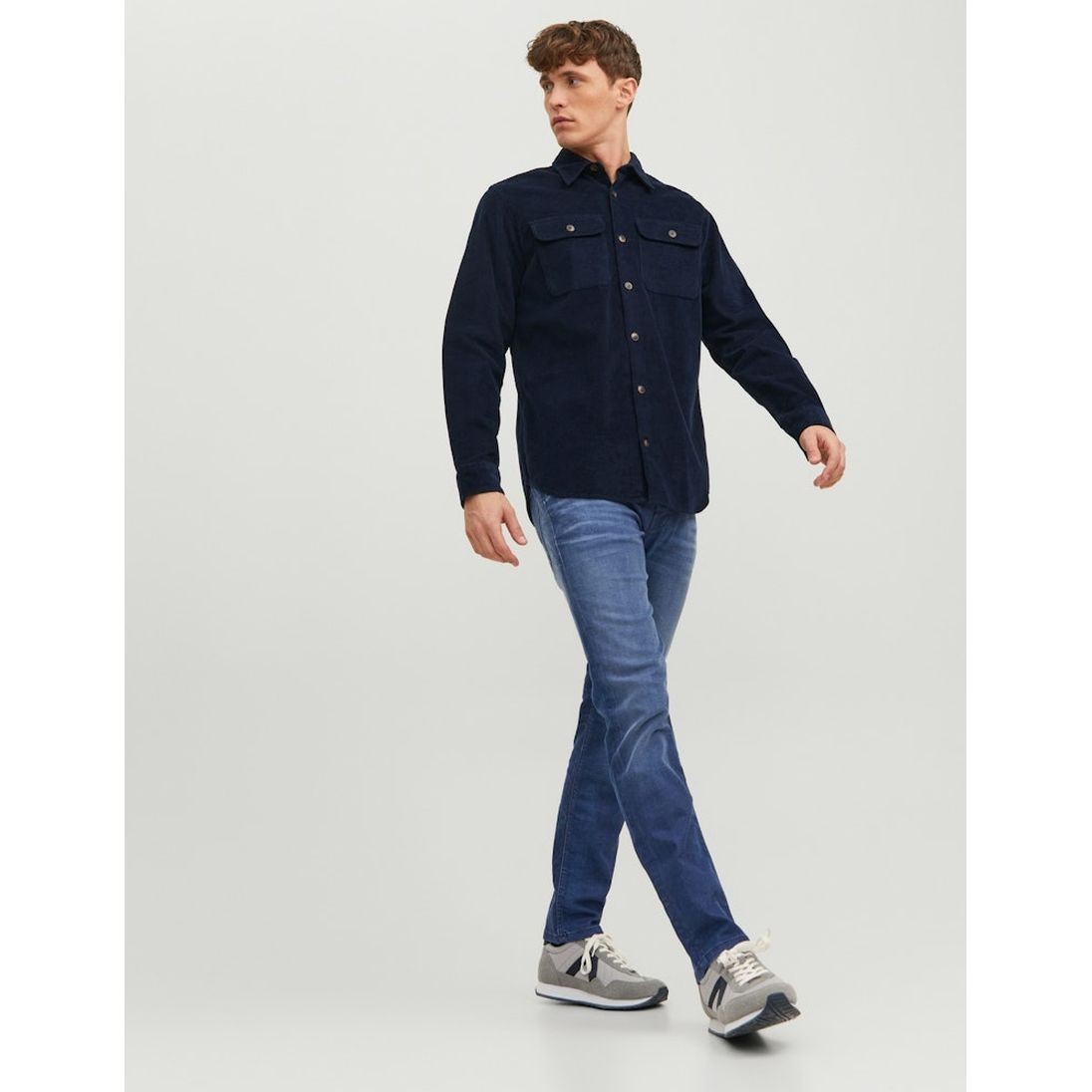 JACK & JONES Slim džinsai vyrams, Mėlyna, JJITIM JJORIGIN 6